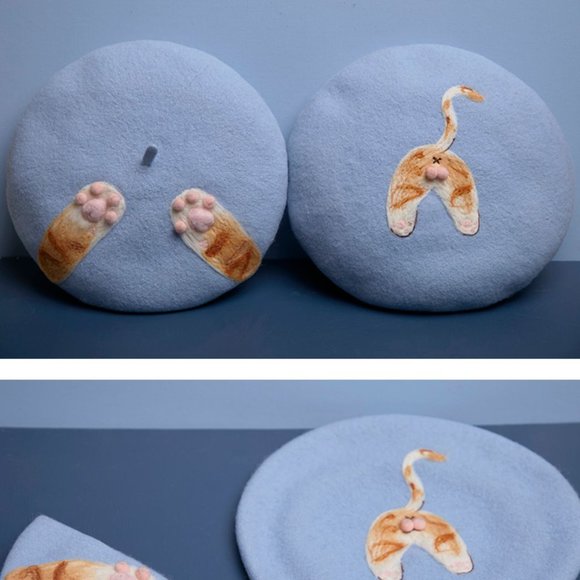 Luxury Designer Painter Hat | 100% Handmade Gift - Picture 2 of 5